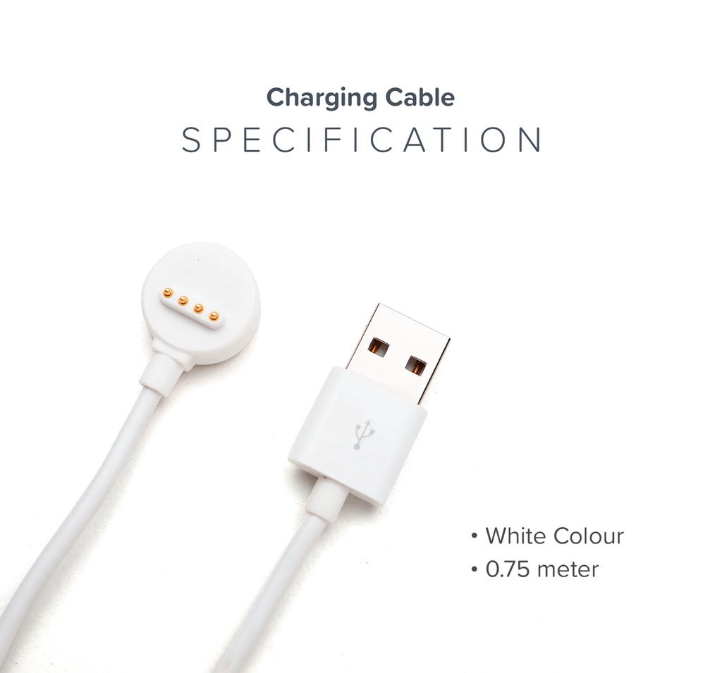 Cáp sạc đồng hồ Oaxis myFirst Fone R1/R1s Charging Cable_Mới, hàng chính hãng