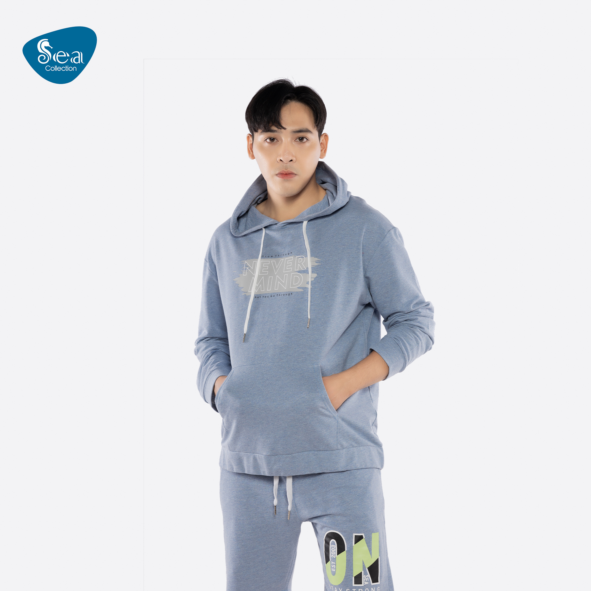 Áo Hoodie Nam Sea Collection Tay Dài Never Mind 12023