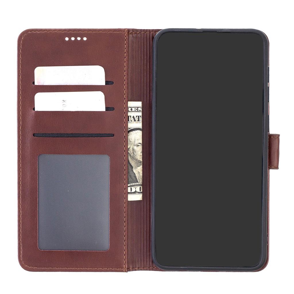 Ốp lưng điện thoại dạng ví da lật có ngăn đựng thẻ mềm cho Xiaomi POCO X3 NFC Redmi 9 9A Note 9 Pro Max Note 9S