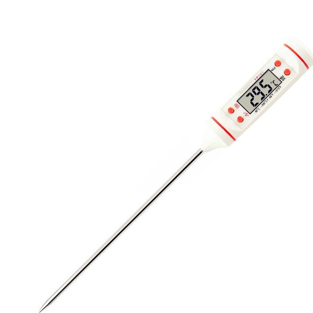 Food Thermometer Baking Meat Instant Read for Oil Deep Fry Candy Black