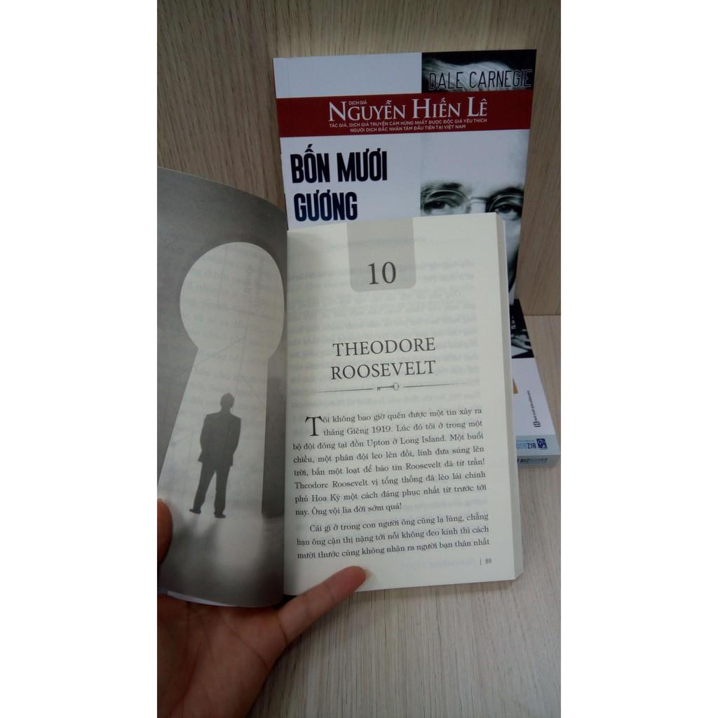 Sách - Bốn Mươi Gương Thành Công - Nguyễn Hiến Lê (Bộ Sách Sống Sao Cho Đúng) ( tặng kèm bookmark thiết kế)