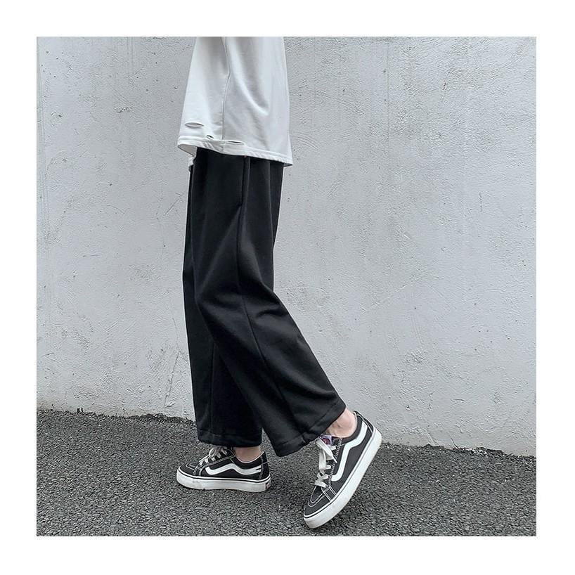 Quần nỉ nam nữ cạp chun bo gấu bigsize từ M đến 3XL, quần jogger unisex fullsize