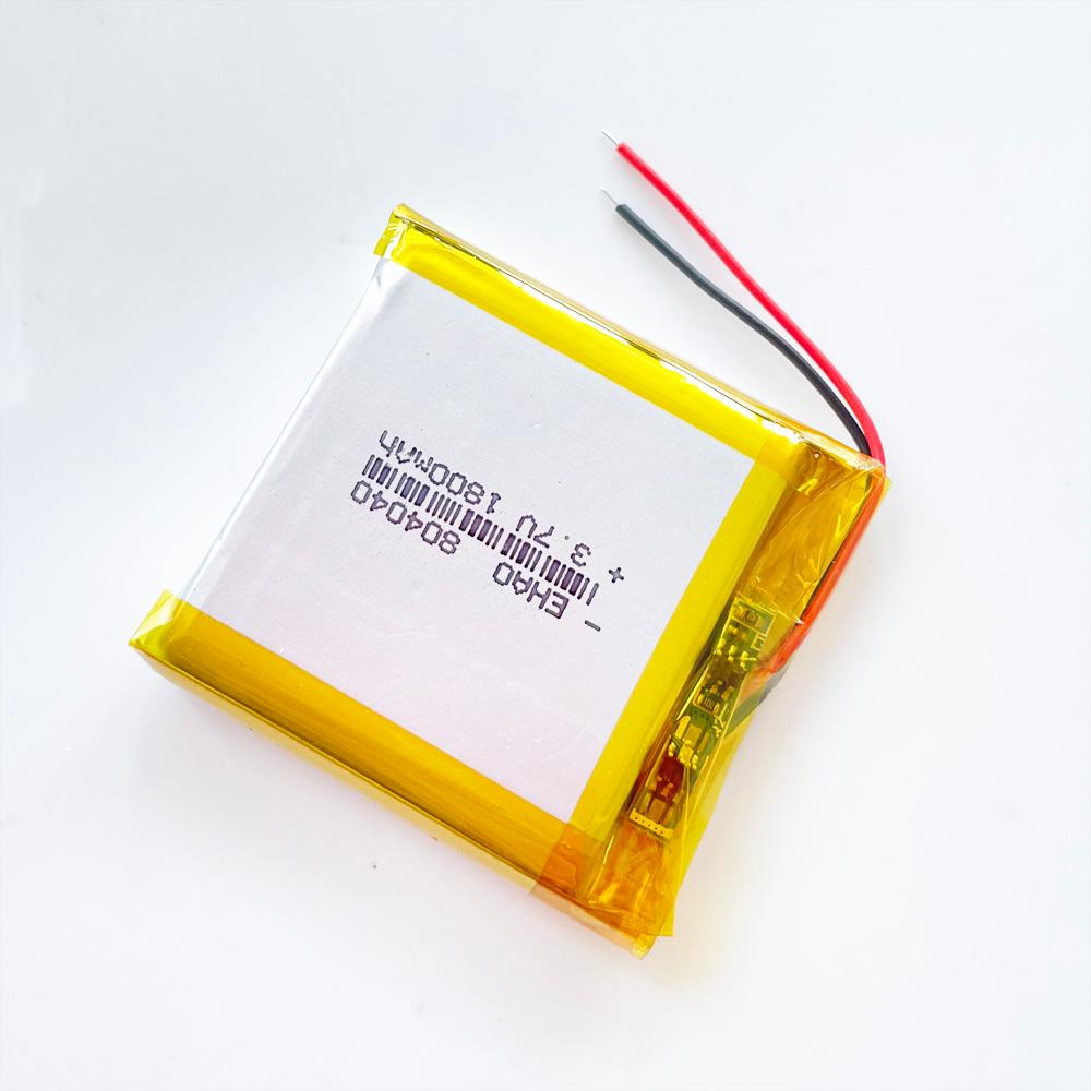 5 Pin Sạc Lithium Polymer LiPo 3.7V 1800M 804040 Cho Mp3 GPS PSP DVD Điện Thoại Di Động Trò Chơi Điện Tử Miếng Lót Sách Điện Tử