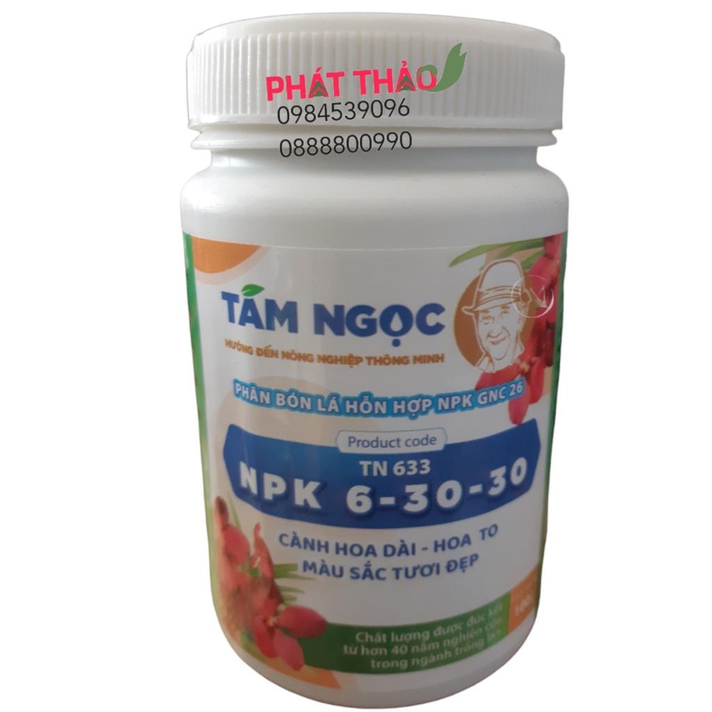 PHÂN NPK TÁM NGỌC (30-10-10,20-20-20,6-30-30,0-52-34,10-55-10,15-30-15) 100gam dùng cho Phong Lan, cây cảnh