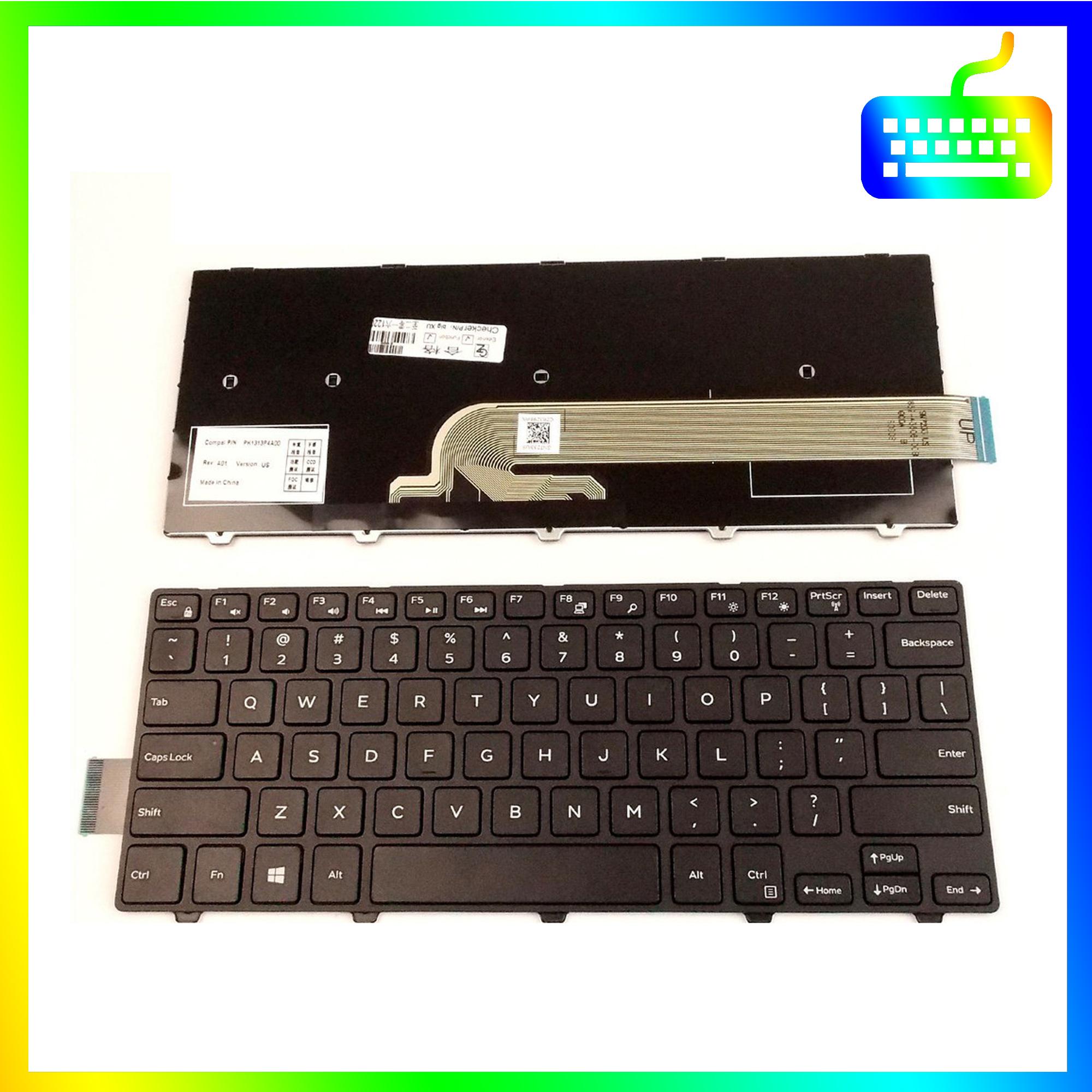 Bàn phím dành cho laptop Dell Latitude 14 14 3000 Series 14 5000 Series Không Led - Hàng Nhập Khẩu - Sản phẩm mới 100%