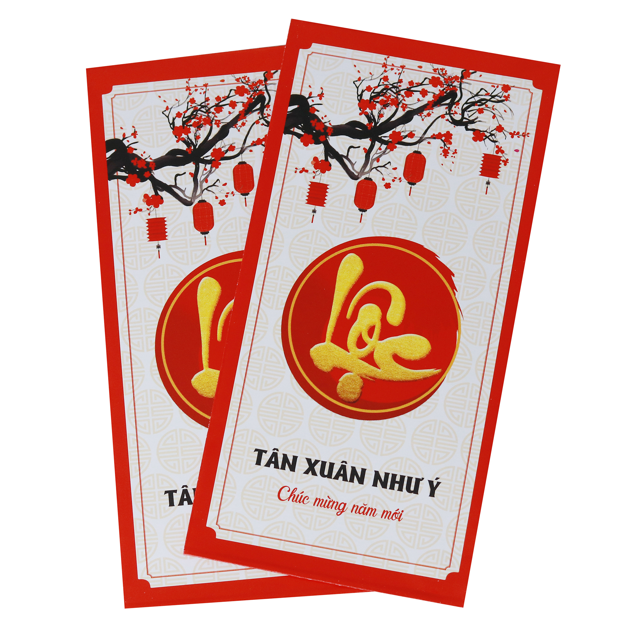 Bao Lì Xì Năm Mới Chữ Lộc (10 Cái)