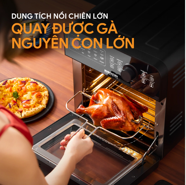 Nồi Chiên Không Dầu 2GOOD S20 - Thương Hiệu Malaysia 16 Chương Trình Nấu Ủ Bột, Lên Men Sữa Chua, Dã Đông Đa Năng Dung Tích 15 Lít Công Suất 1700 W - Hàng Chính Hãng