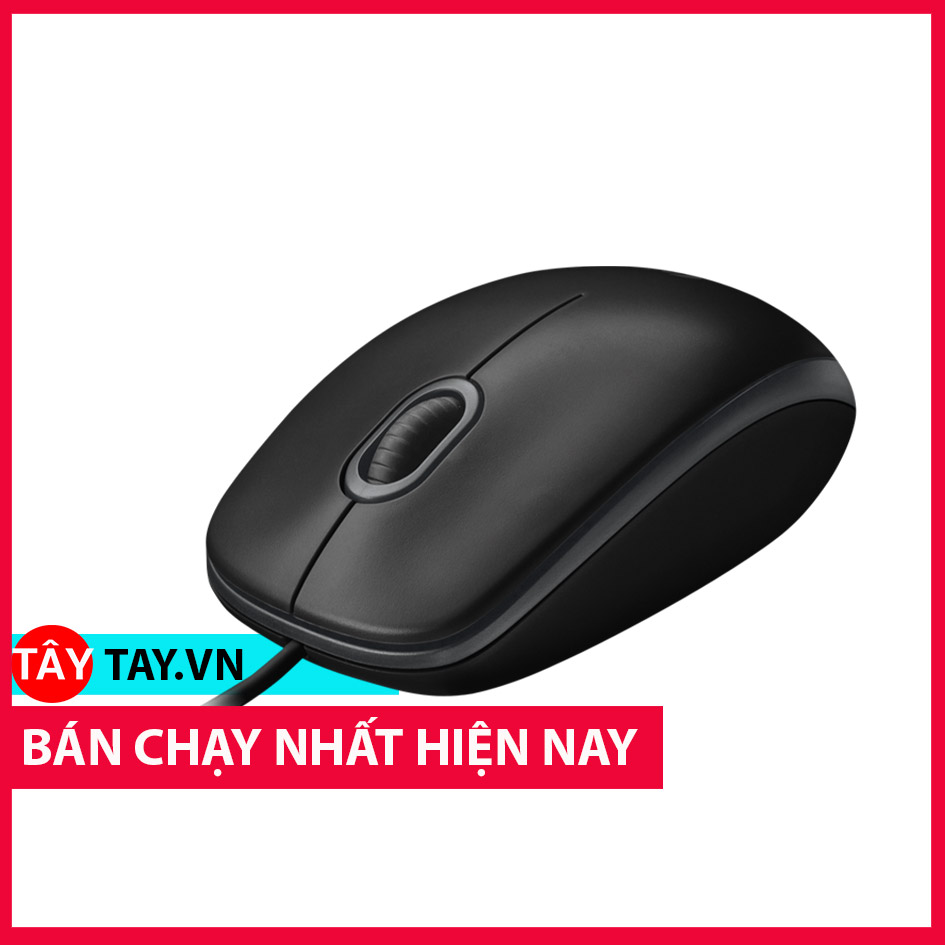 Chuột Có Dây Logitech B100 - Hàng Chính Hãng