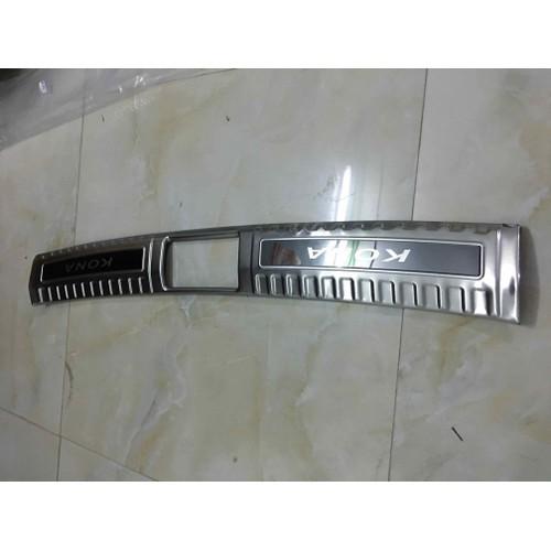 Chống trầy cốp xe KONA 2018 2019 2020 2021-Mẫu inox