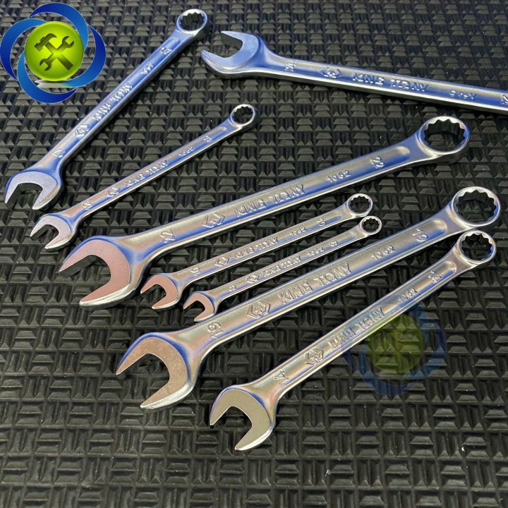 Cờ lê vòng miệng Kingtony 1062 các size lẻ từ 6 32mm thép Cr-V