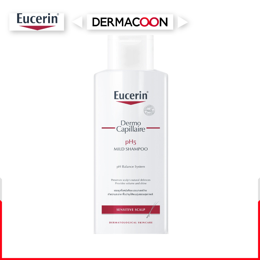 Dầu Gội Dịu Nhẹ Cho Da Dầu Nhạy Cảm Eucerin Dermo Capillaire pH5 Mild Shampoo 250ml - 69653