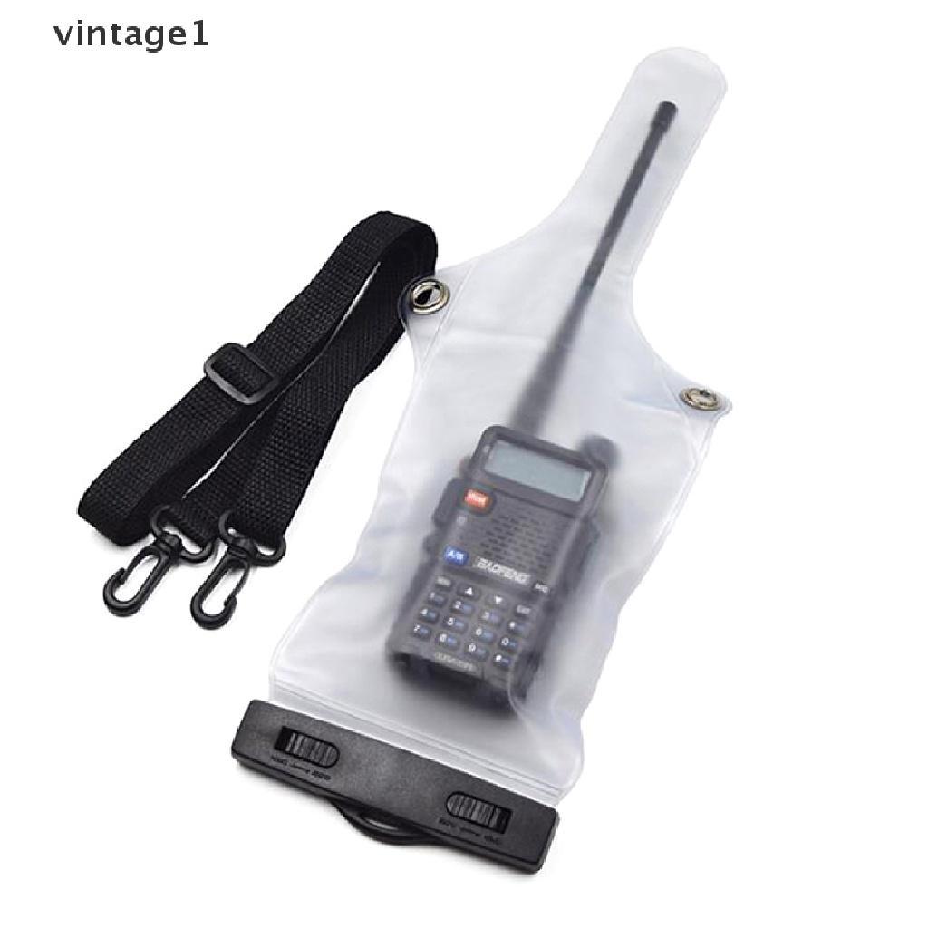Túi Đựng Bộ Đàm Chống Thấm Nước Kèm Dây Đeo Phong Cách Vintage 1]