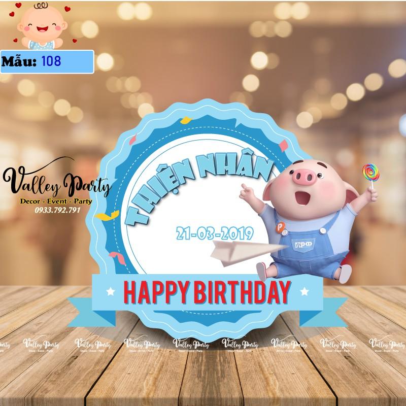 Bảng tên chibi để bàn