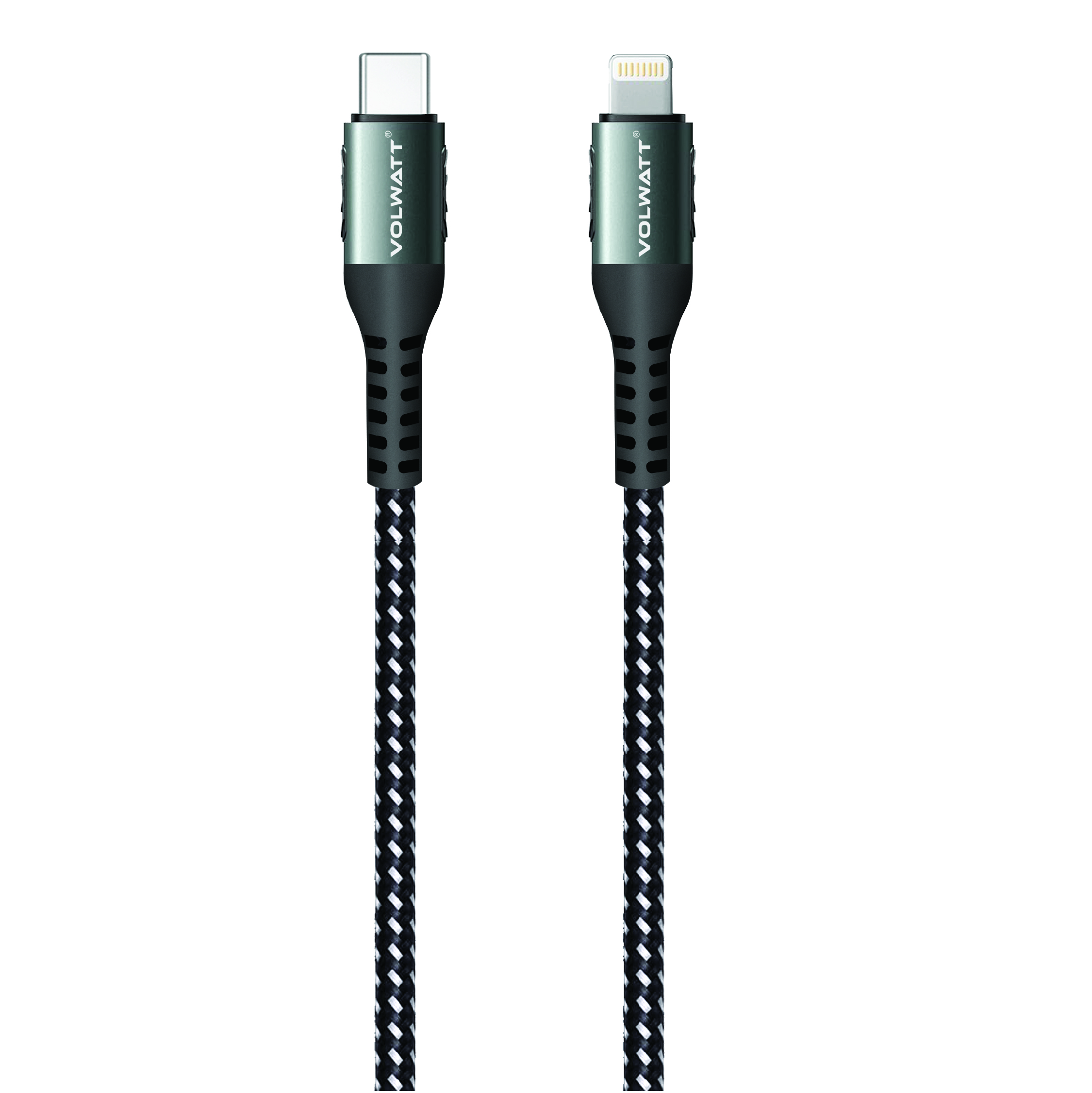 Cáp sạc siêu nhanh &amp; truyền dữ liệu tốc độ cao Volwatt dành cho điện thoại Iphone GE-021-CL Type C to L - Hàng Chính Hãng