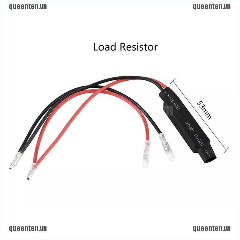 Universal Motorcycle LED Turn Signal Indicator Load Resistor Decoder QUVN