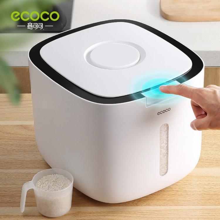 Thùng Đựng Gạo Cao Cấp ECOCO 5kg + 10kg Tặng Kèm Cốc Xúc Gạo