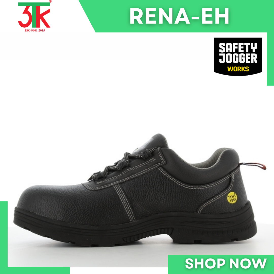 Giày Bảo Hộ Safety Jogger RENA-EH Chống đinh, Chống Dập Ngón, Chống Trơn Trượt, Chống đâm xuyên Cách điện 18kV