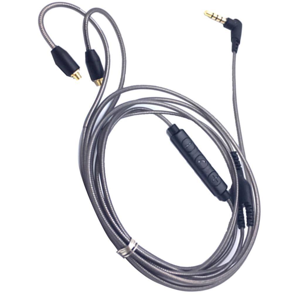 For SE215 SE315 SE425 SE535 SE846 Headphone Cables Mic Volume Control
