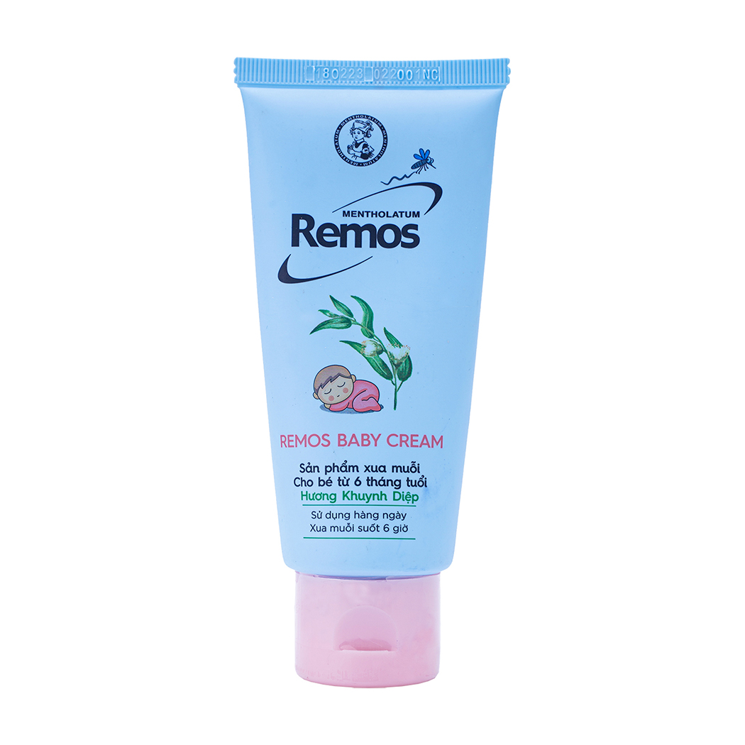 Kem chống muỗi hương khuynh diệp Remos Baby Cream (70g)