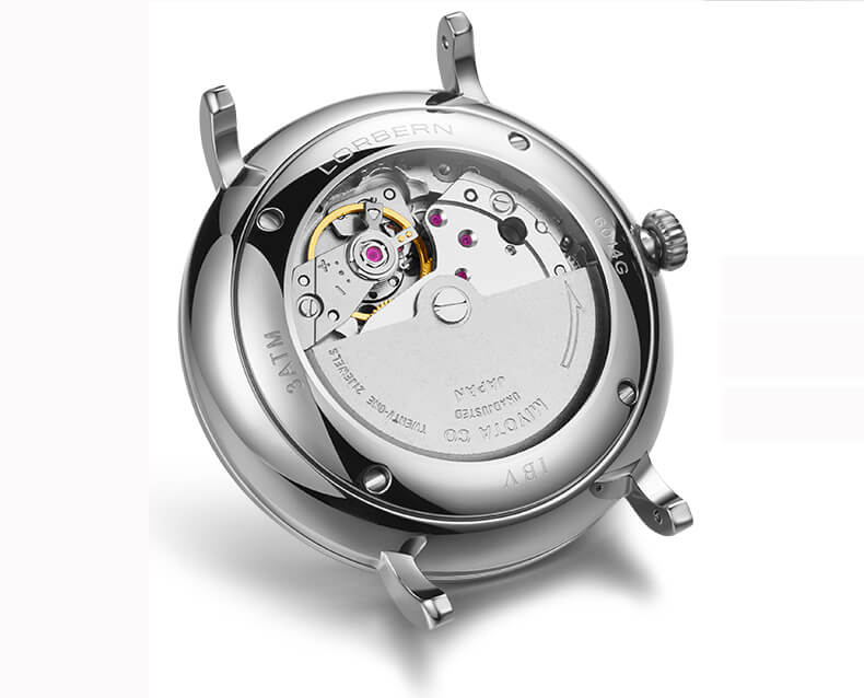 Đồng hồ nam chính hãng LORBERN IBV6015-4 fullbox,Kính sapphire,chống xước,Chống nước,dây da xịn,Đồng hồ cơ ,Bảo Hành 12 tháng,hàng mới 100%,thiết kế đơn giản và sang trọng