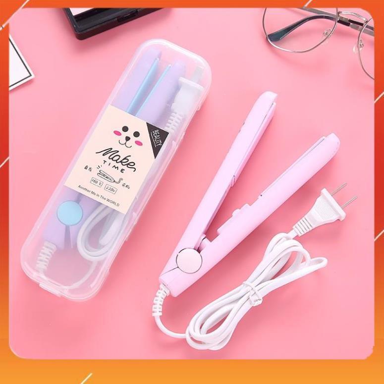 Máy Là Tóc Mini Make Time - Máy Ép/ Duỗi/ Là Tóc Mái Tiện Lợi