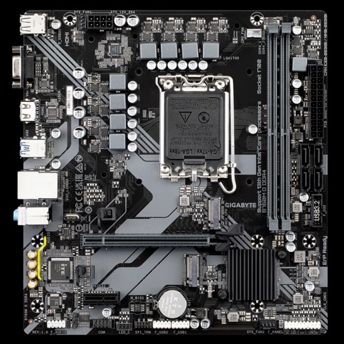 Mainboard Gigabyte B760M D DDR4 Socket LGA1700 - Hàng Chính Hãng