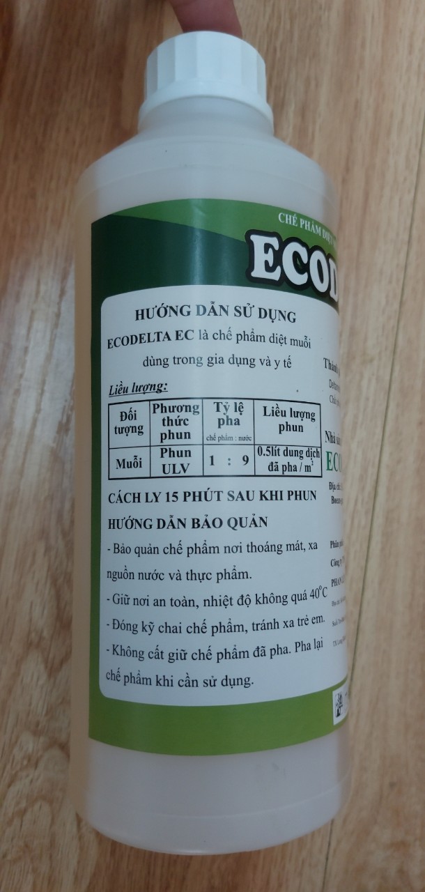Thuốc diệt muỗi,côn trùng Hàn Quốc ECO DELTA chai 1lit