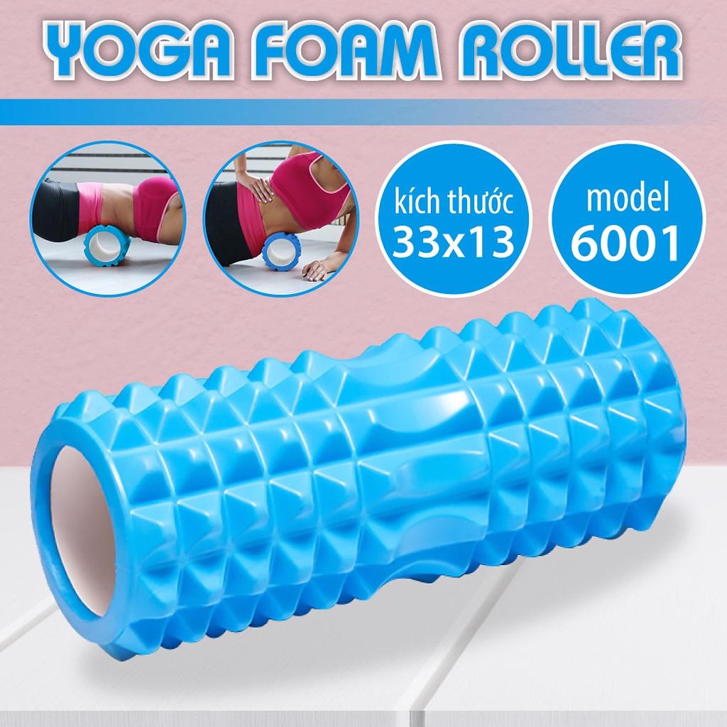 Con Lăn Foam Roller Massage, Dãn Cơ Tập Gym,Yoga Màu Đỏ