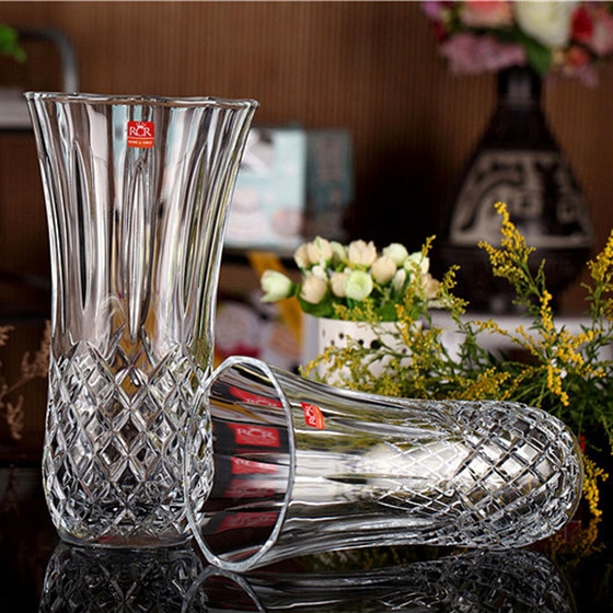 Bình Hoa Thuỷ Tinh Pha Lê Ý RCR - Opera Vase 30 cm