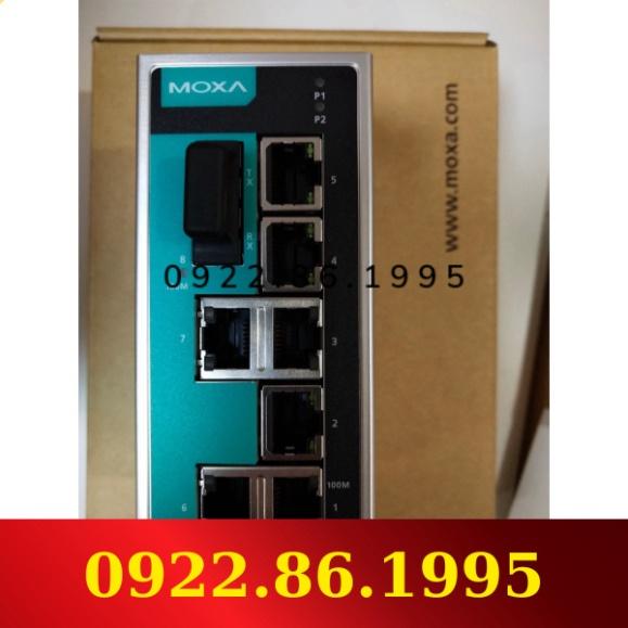 EDS-208A-S-SC Máy Chủ Moxa Sợi Quang Đơn Mode Chuyển Mạch Công Nghiệp