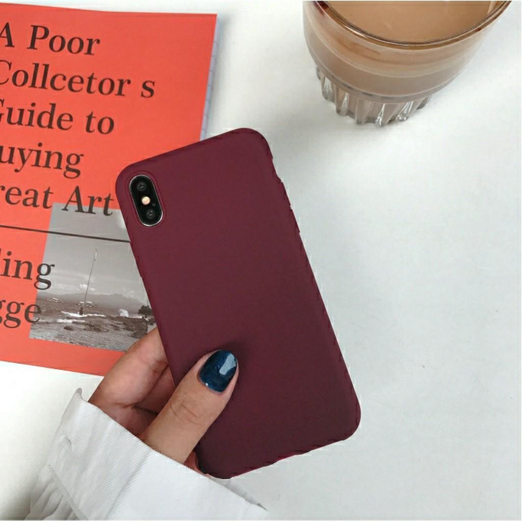 Ốp lưng silicon dẻo màu - Ốp lưng dẻo chống bẩn dành cho iphone 