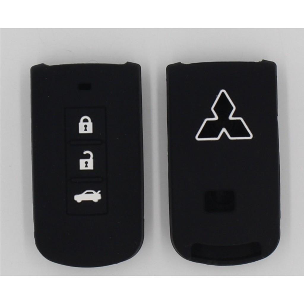 Bao Silicone chìa khóa cao cấp cho xe ôtô Mitsubishi Outlander, Lancer, Pajero Sport, Xpander, Attrage