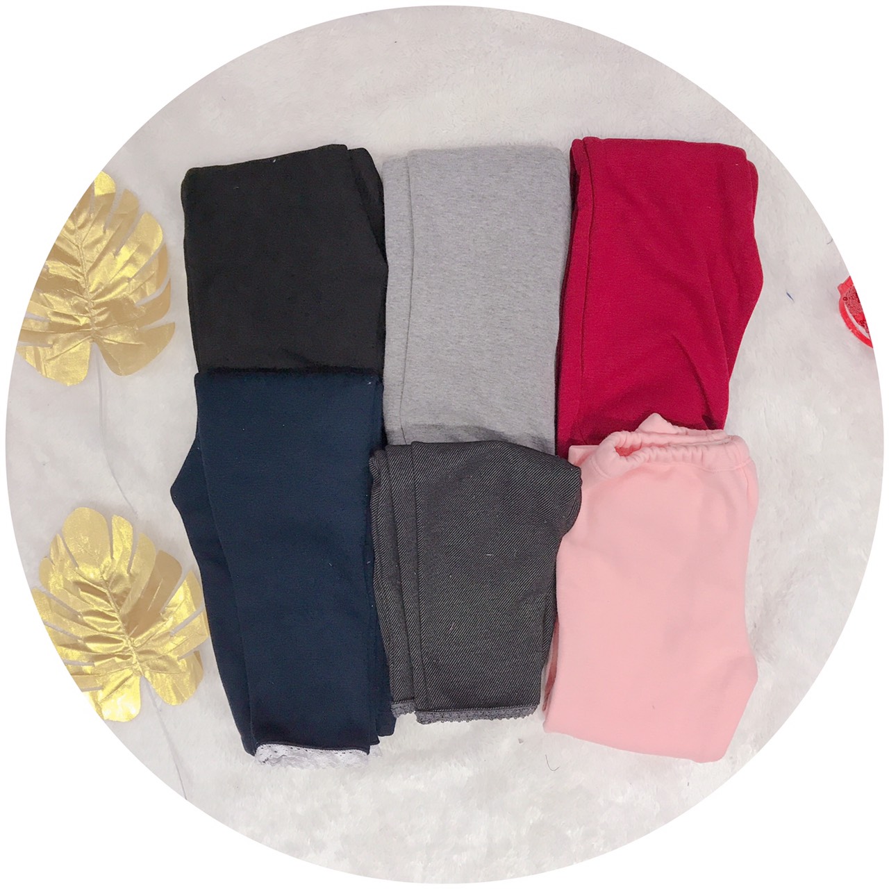 COMBO 2 QUẦN LEGGING LÓT LÔNG CHO BÉ GÁI TỪ 13 KG ĐẾN 18 KG CHẤT DẦY DẶN CO GIÃN TỐT