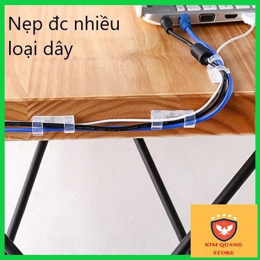 Nẹp cố định dây điện nẹp dây điện dán tường VỈ 16 KẸP