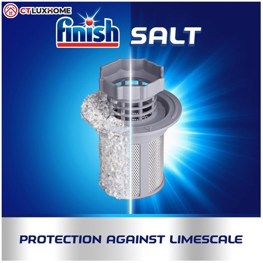 Muối rửa bát Finish loại 1.2kg, 1.5kg, 3kg, 4kg - Hàng chính hãng