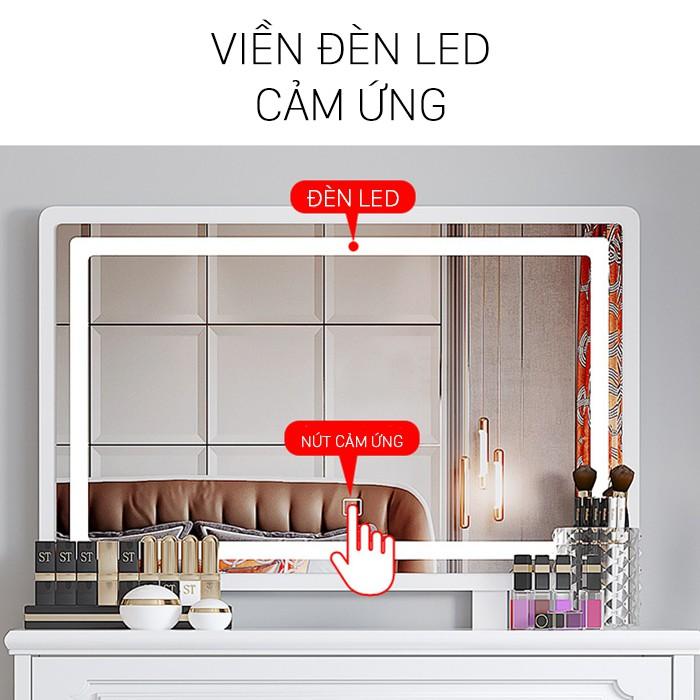 Bàn phấn phong cách tân cổ điện đèn led hiện đại BAP004