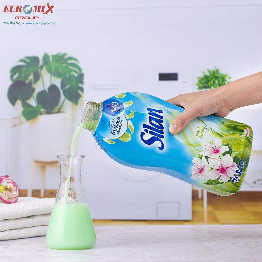 Nước Xả Thơm Quần Áo Silan 1.8L Fresh Spring