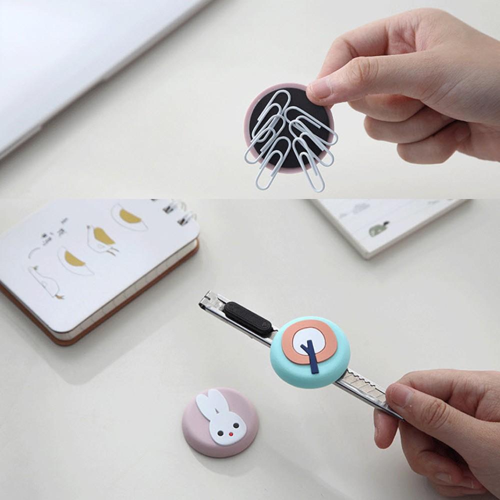 Nam châm dính bảng từ dán hít trang trí tủ lạnh chất liệu silicone hình động vật dễ thương đáng yêu