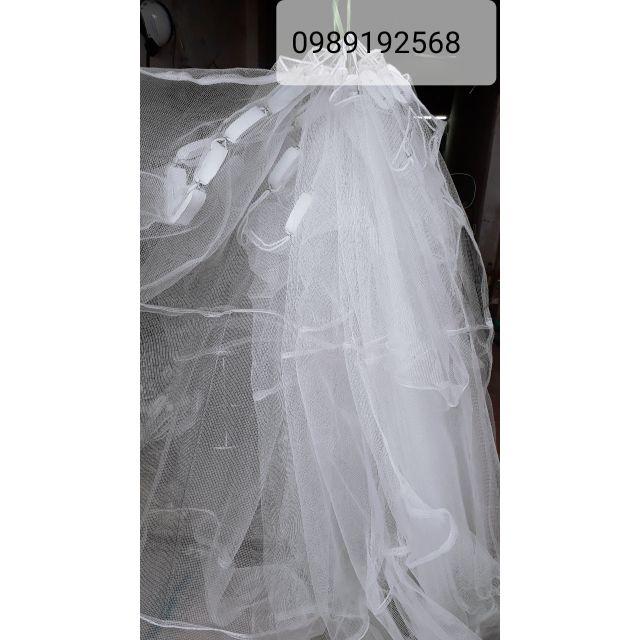 Lươi vét cá cao 2m dài 40m dây to chì nặng