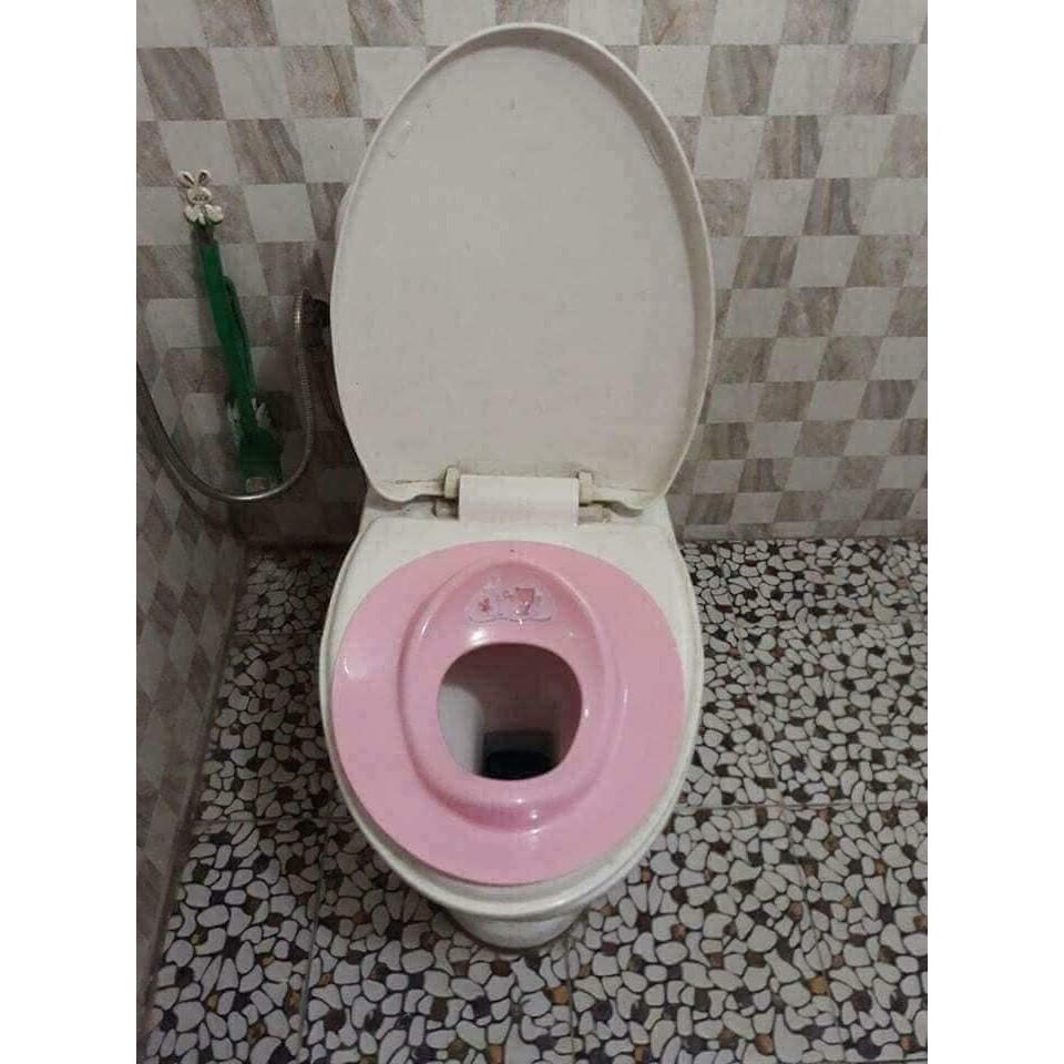 Kệ Ngồi Toilet Cho Bé - Miếng Lót Thu Nhỏ Bồn Cầu Nhựa Việt Nhật