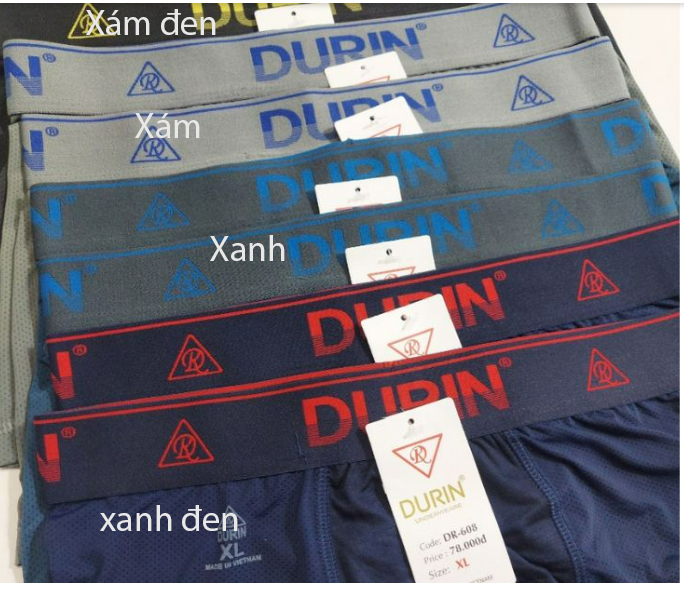 Quần Boxer nam Durin thun lưới siêu mát