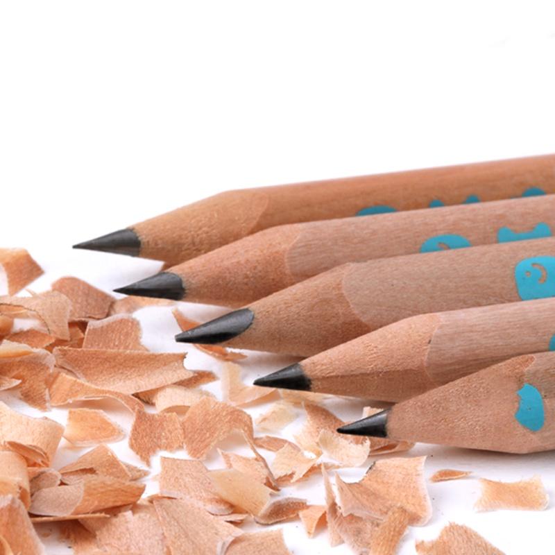 Bộ bút Chì 2B 4B 6B hộp 6 bút chì Mideer Thick Triangular Pencils, Đồ dùng học tập