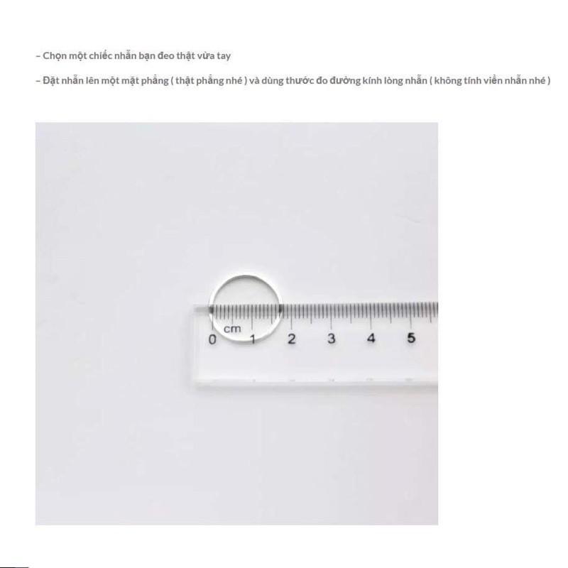 Nhẫn bạc 925 CAO CẤP 1 hàng đính đá lấp lánh đơn giản dễ phối dành cho nữ - Twinkle Silver