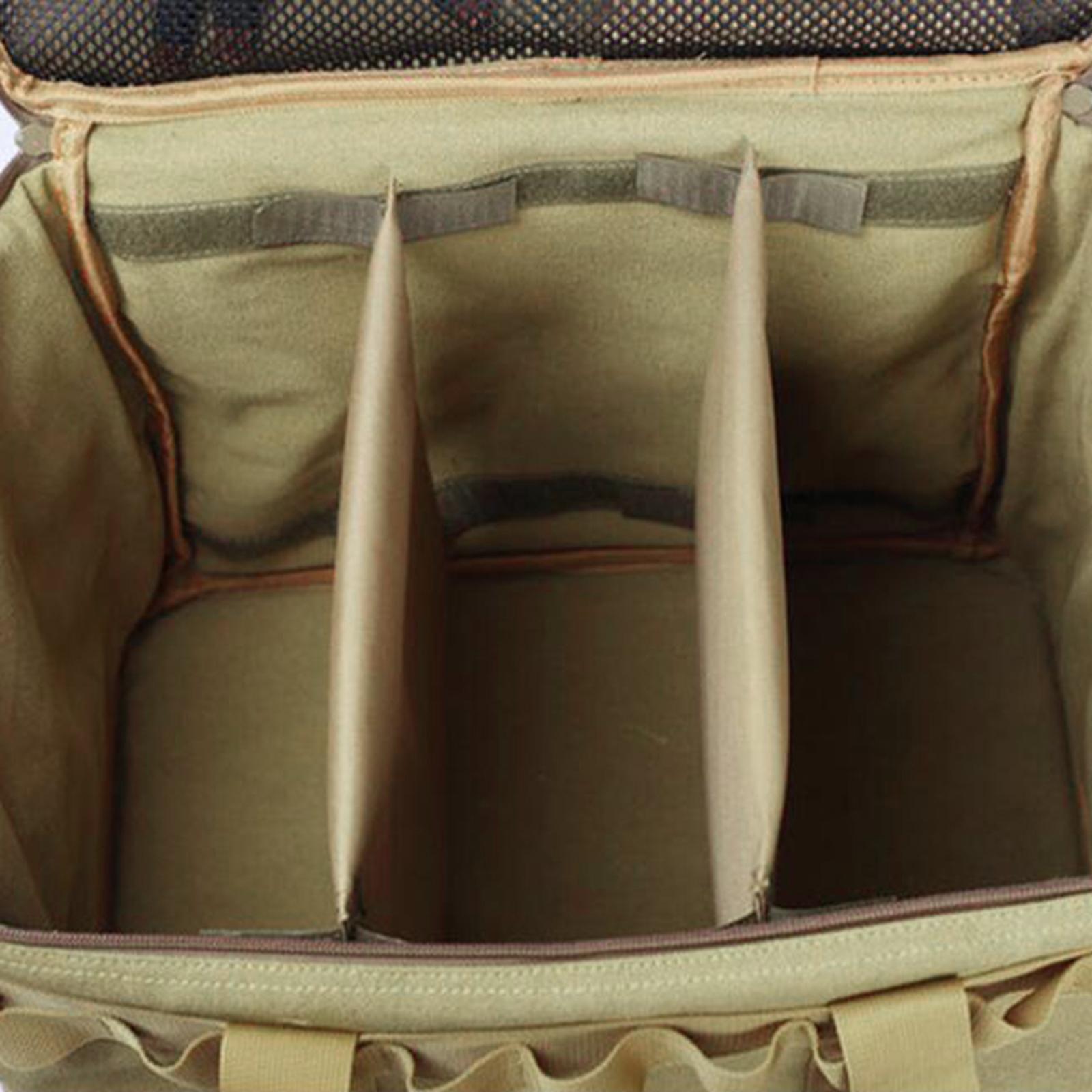 Camping Storage Bag Foldable Picnic Storage Tote with Zipper for Hiking