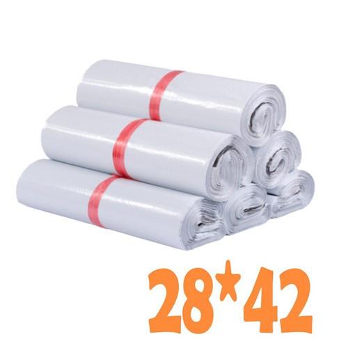 Túi gói hàng niêm phong 28x42 có sẵn keo dán tự dính 100 túi nhiều màu
