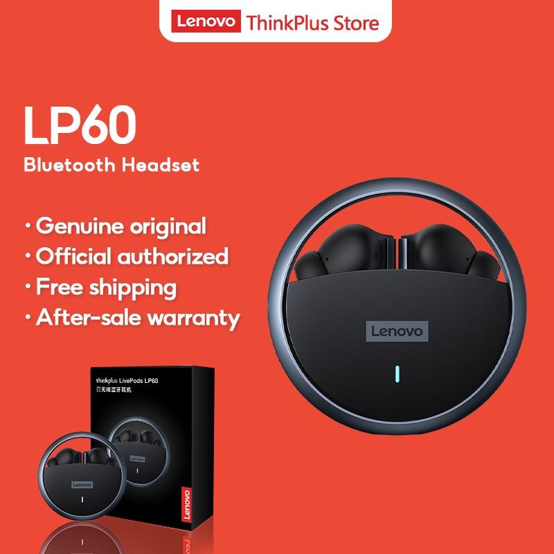 Tai nghe không dây LENOVO LP60 TWS kết nối Bluetooth 5.0 thể thao chống nước độ trễ ít chạm điều khiển mic HD cao cấp-Hàng chính hãng