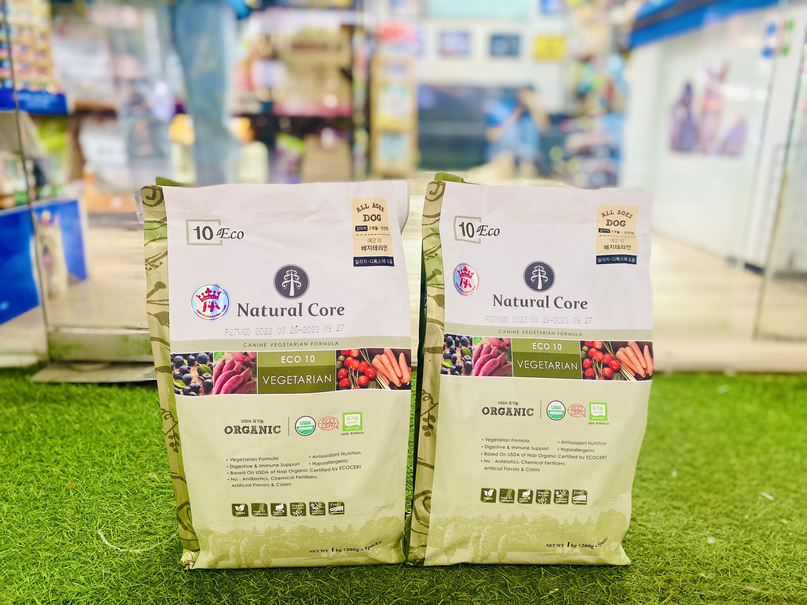 Hạt chay khô hữu cơ natural core cho chó
