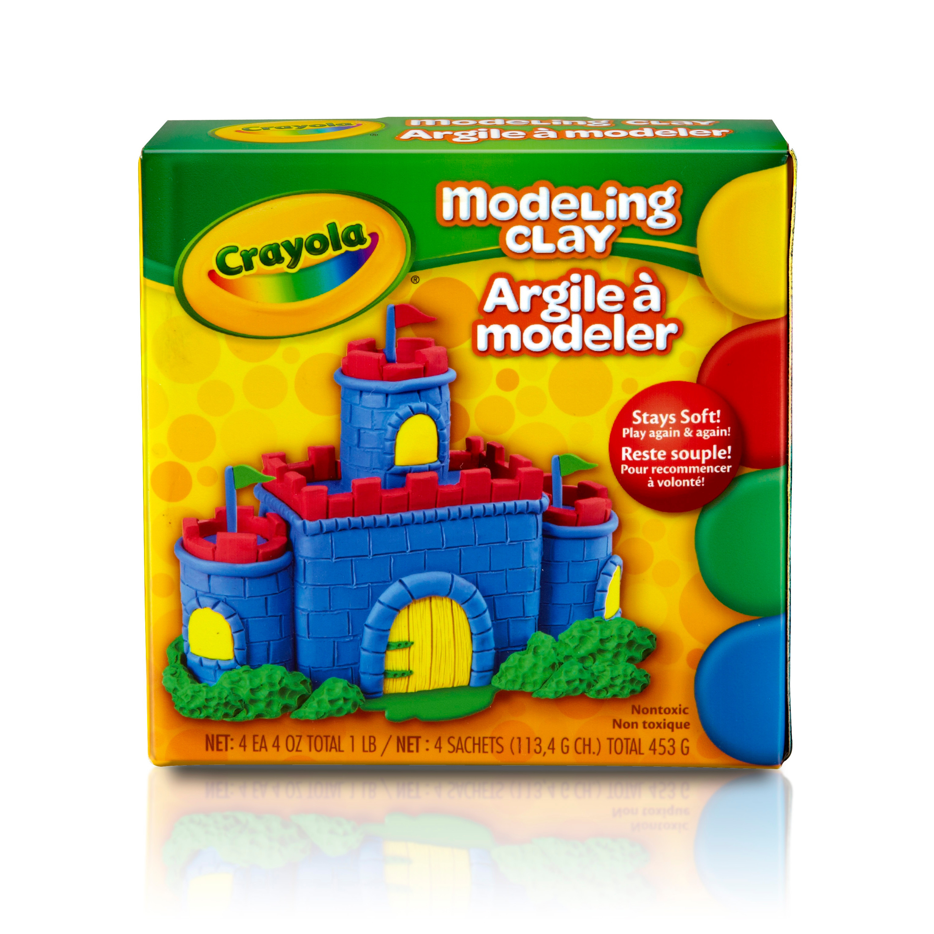 BỘ 4 MÀU ĐẤT NẶN TẠO HÌNH CRAYOLA 453G