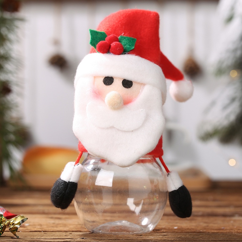 Hộp đựng bánh kẹo giáng sinh hình ông già Noel