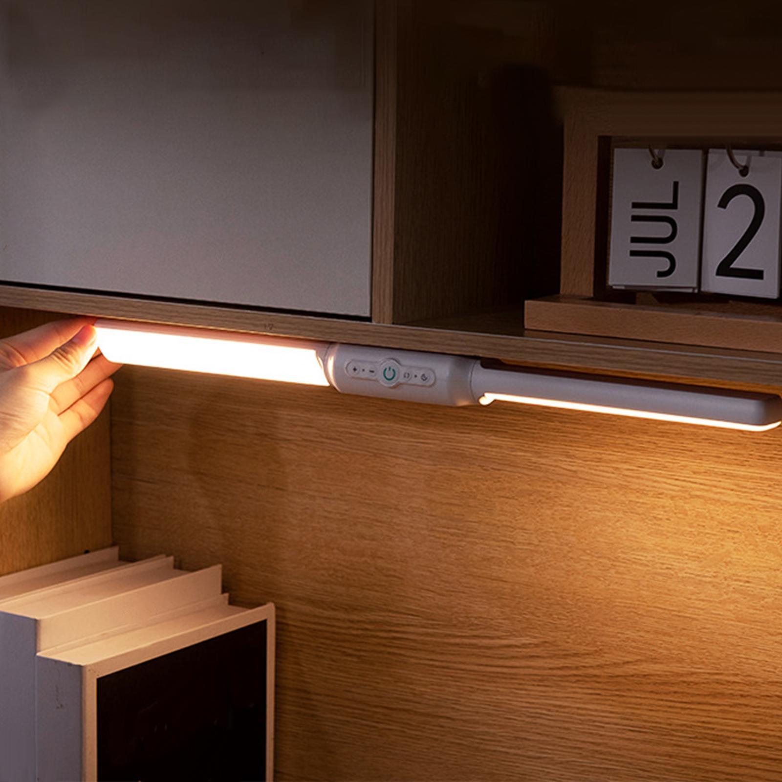 LED Lamp Light Stick 2000mAh Battery Desk for Bedside Closet Makeup Mirror